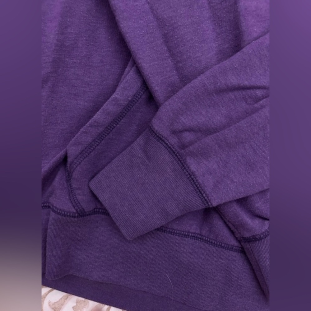 Purple PINK hoodie with heart & rainbow PINK logo - Picture 4 of 10